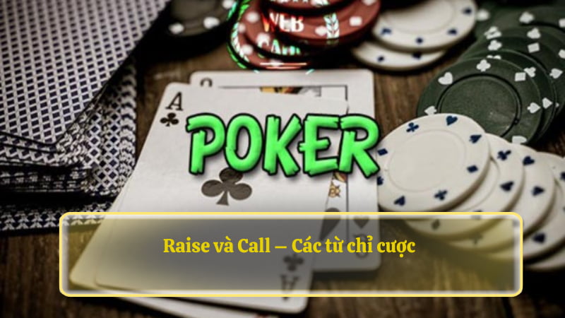 Raise và Call – Các từ chỉ cược 